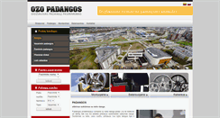 Desktop Screenshot of ozopadangos.lt